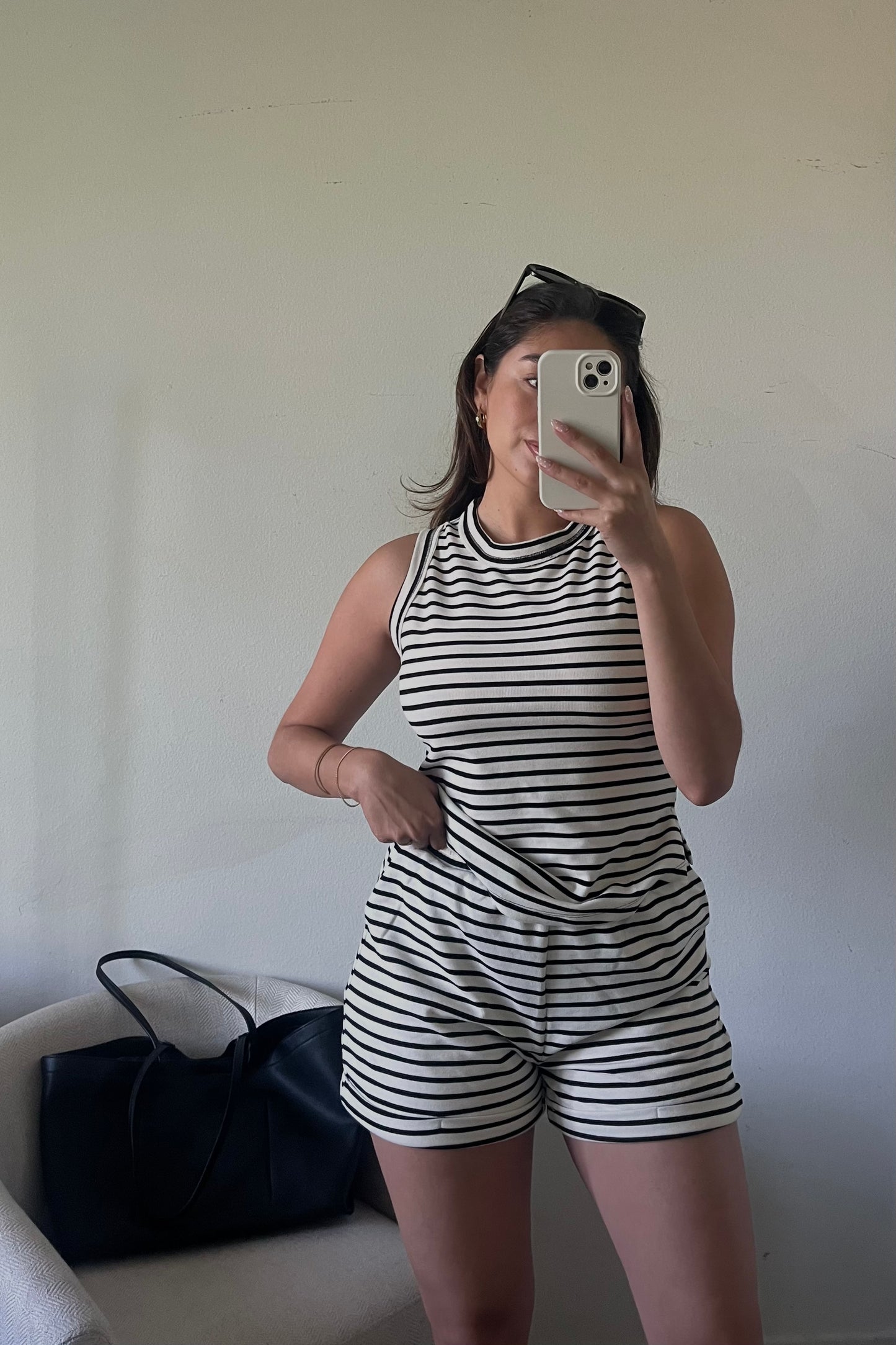 Haven Stripe 2-Piece Short Set
