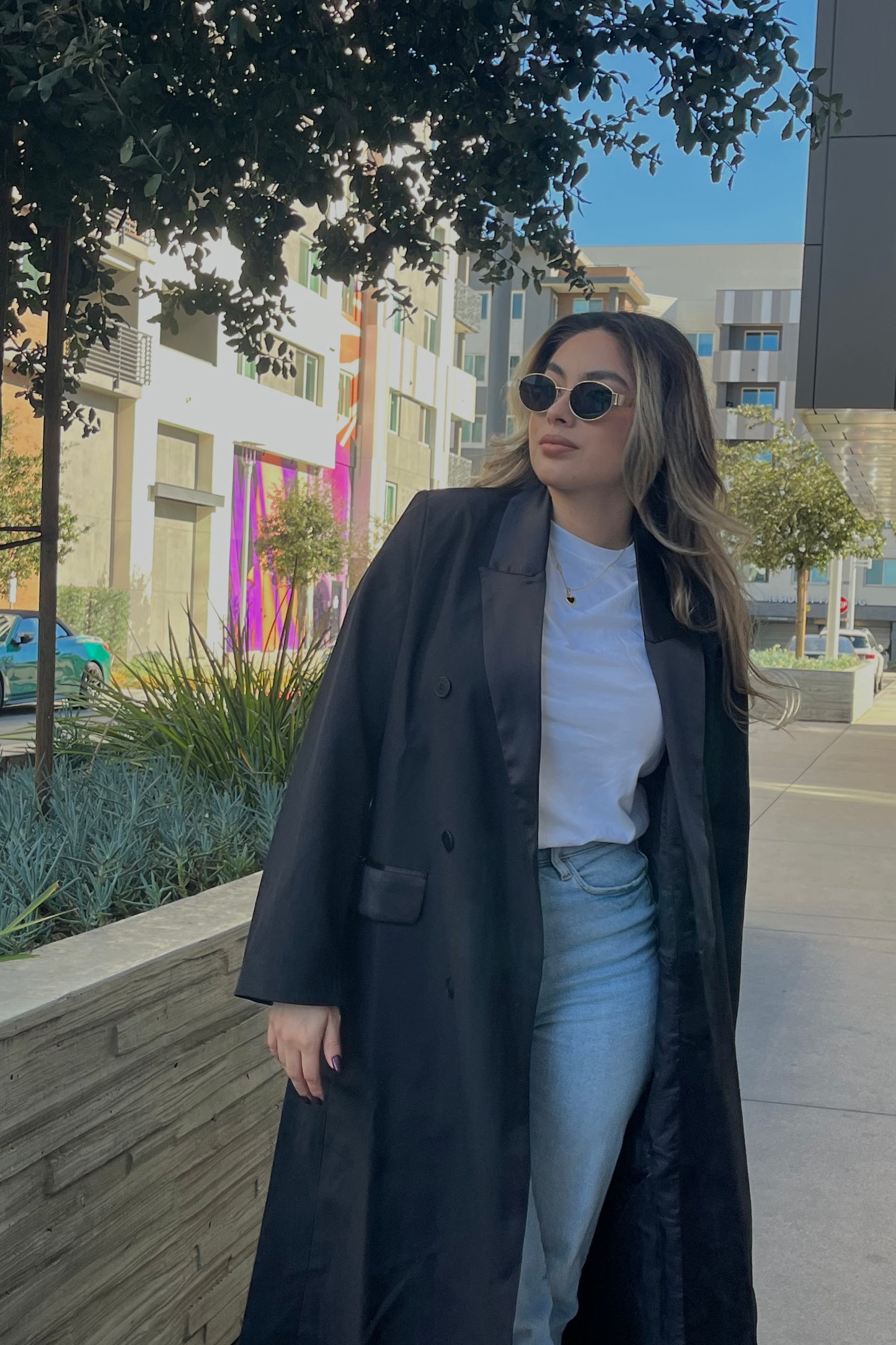 Worthy Of It All Double Button Long Coat