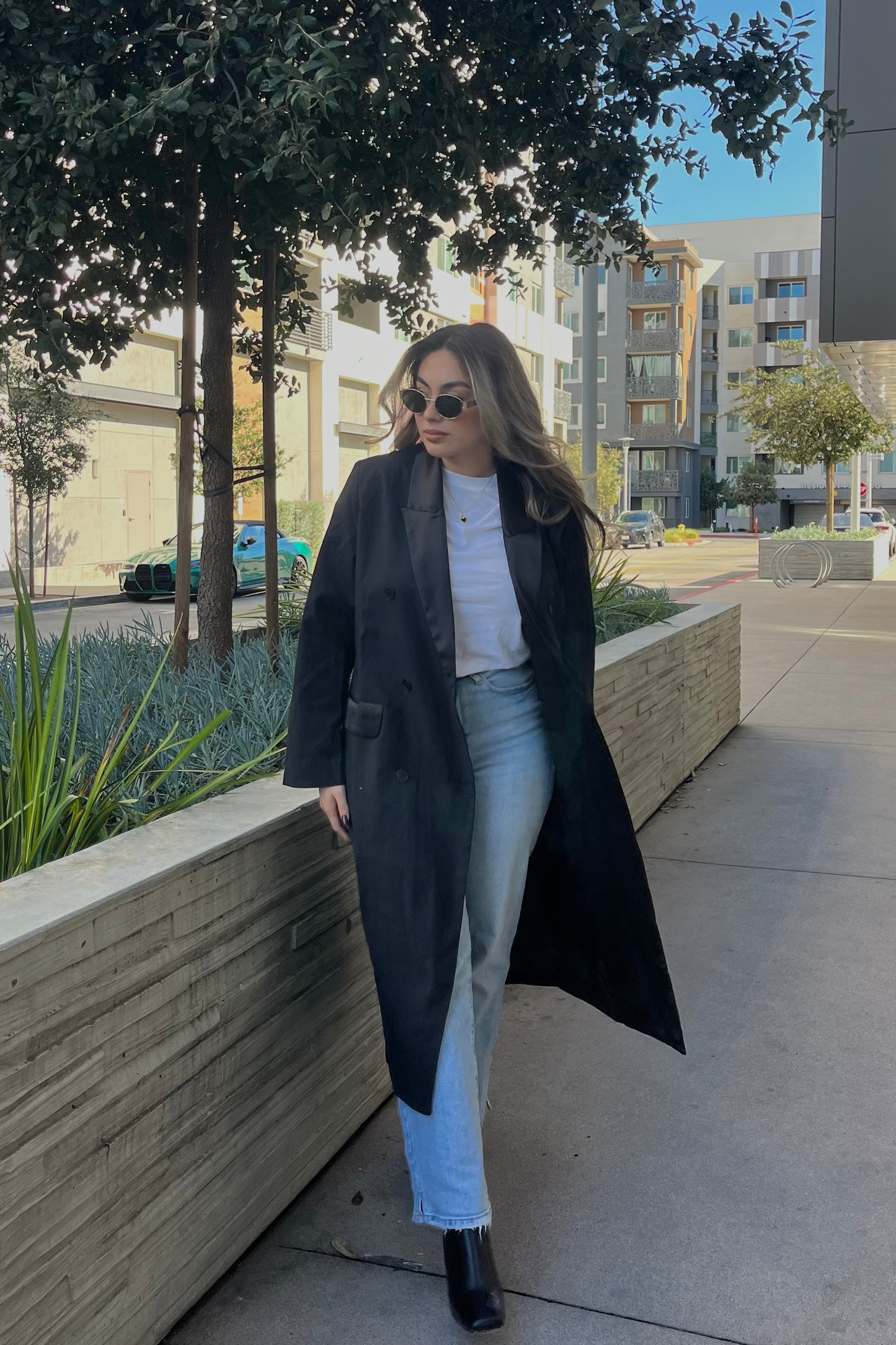 Worthy Of It All Double Button Long Coat