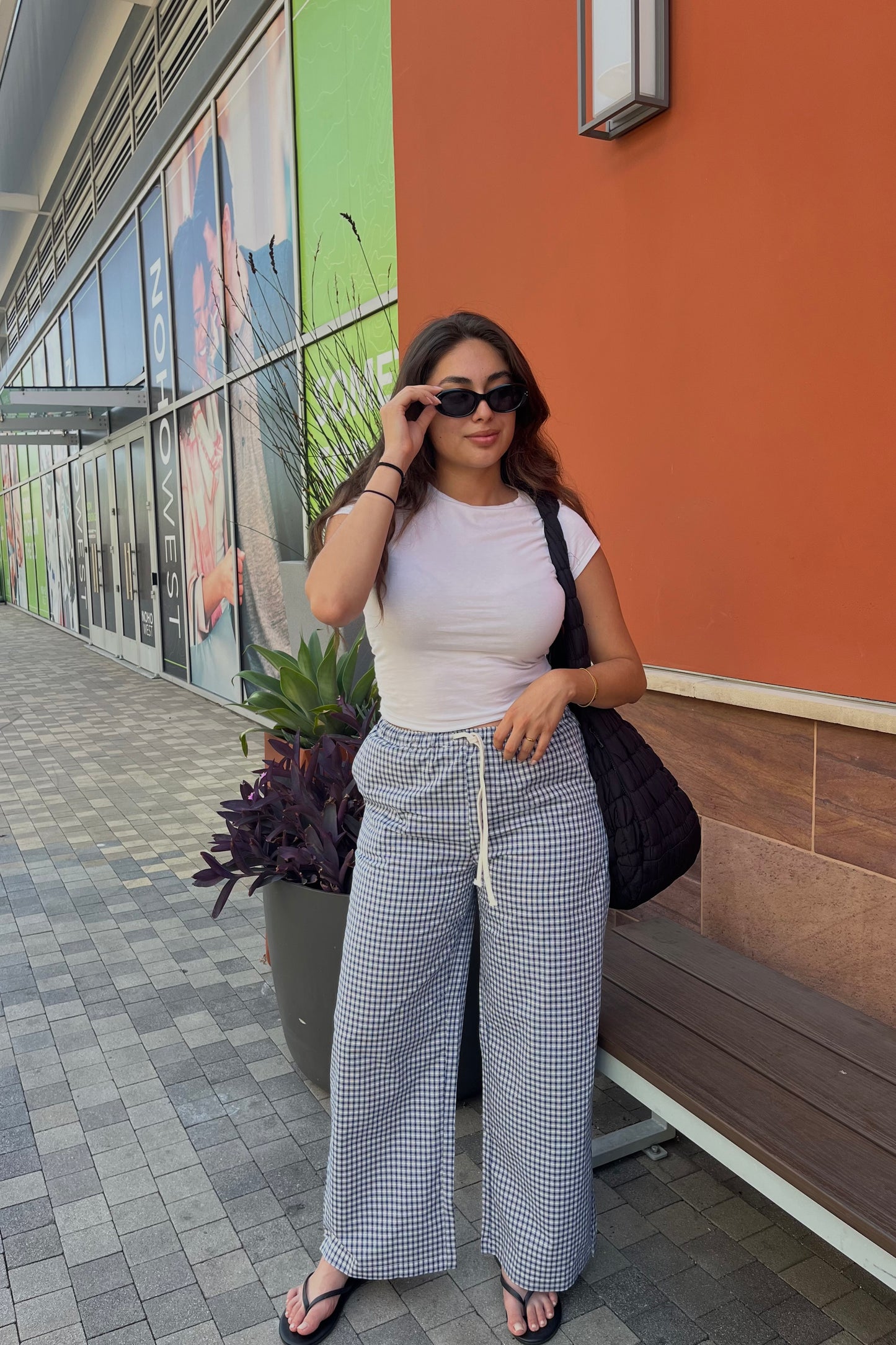 Fear Not Loose Fit Pants- Navy