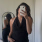 Amor Cowl Neck Halter Top