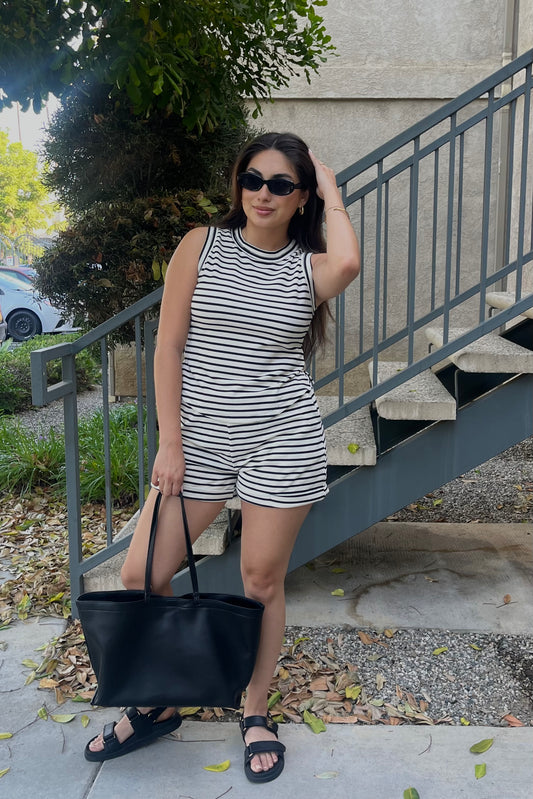 Haven Stripe 2-Piece Short Set