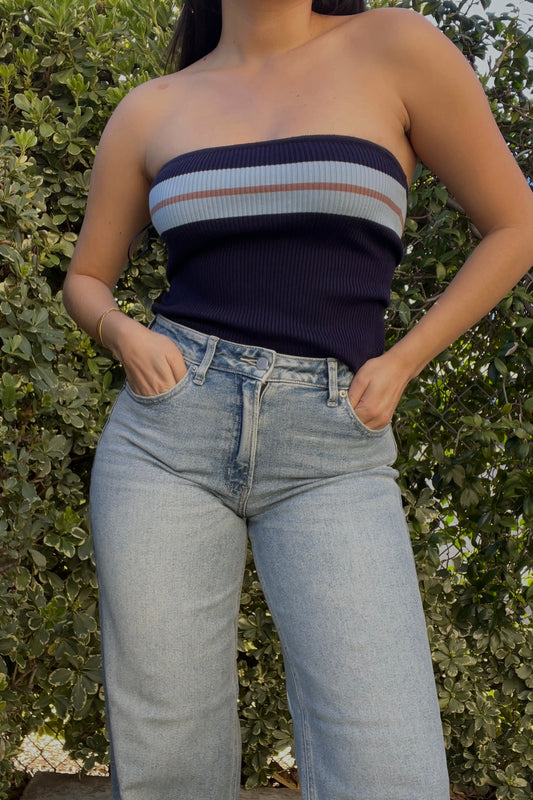 Sunday Glow Knit Tube Top