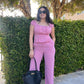 Grace in Bloom Gingham Pant Set