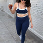 Move Contrast Binding Leggings - Dark Navy