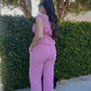 Grace in Bloom Gingham Pant Set
