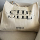 Desnuda S.H.E Large Tote Bags- Beige
