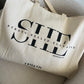 Desnuda S.H.E Large Tote Bags- Beige