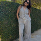 Loved Always Striped 2-Piece Pant Set