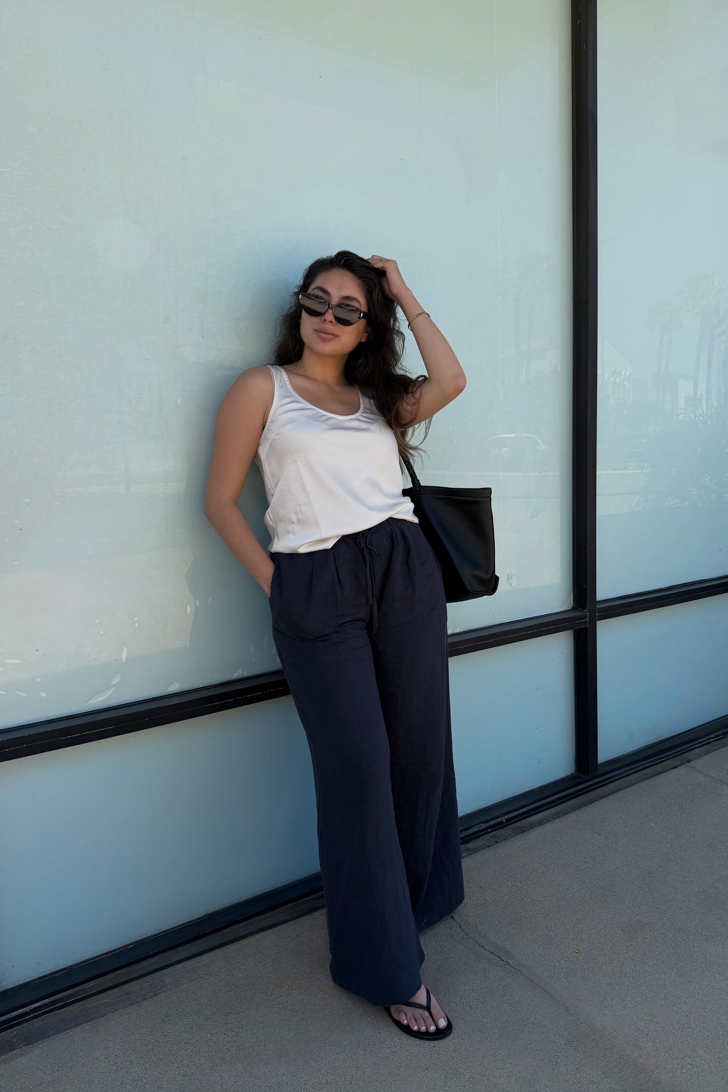 Stillwater Loose Pants- Navy