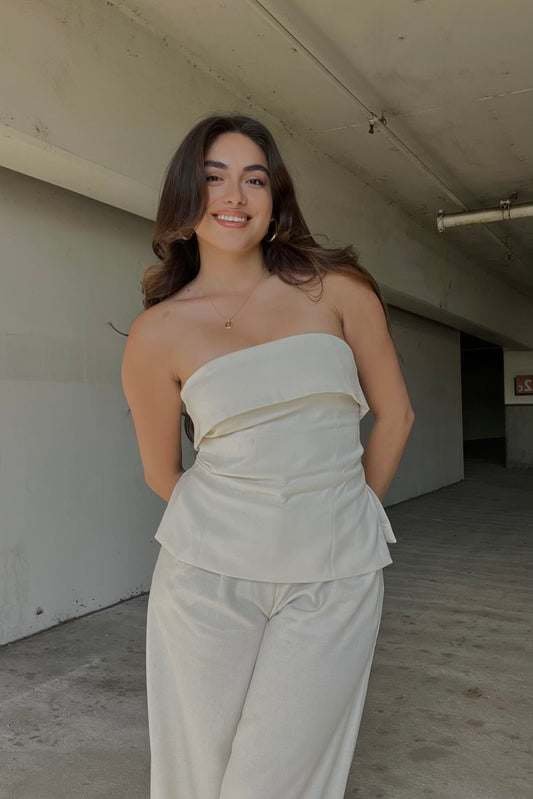 With Light Fold Over Tube Top
