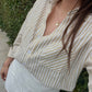 All Thing Are Possible Striped Button Down Shirt - Mustard
