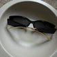 Desnuda Gold Frame Sunglasses - Black