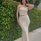 Timing Knit 2-piece Skirt Set