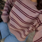 Bloom Striped Knit Sweater