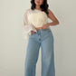 Infinite Wide Leg Premium Jeans-Light Denim