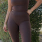 Sunday Capri Legging- Dark brown