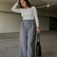 Gracious Pleated Straight Leg Pants