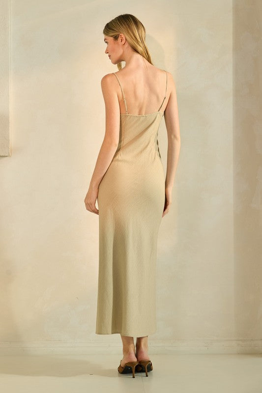 Promises Fulfilled Linen Maxi Dress