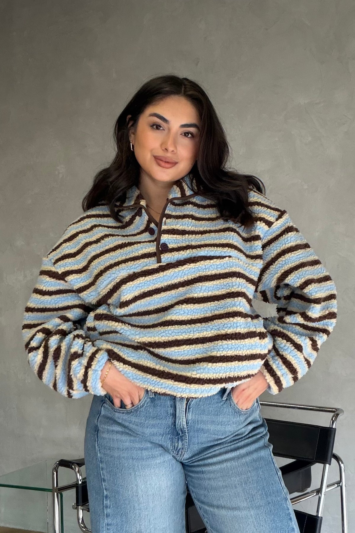 Held Oversized Fleece Pullover