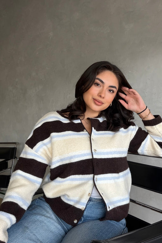 Haven Striped Cardigan